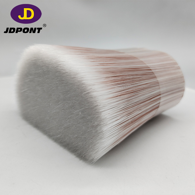 Material de cerdas de cepillo de sección transversal roja mezclada blanca para cepillo JD02 / 111