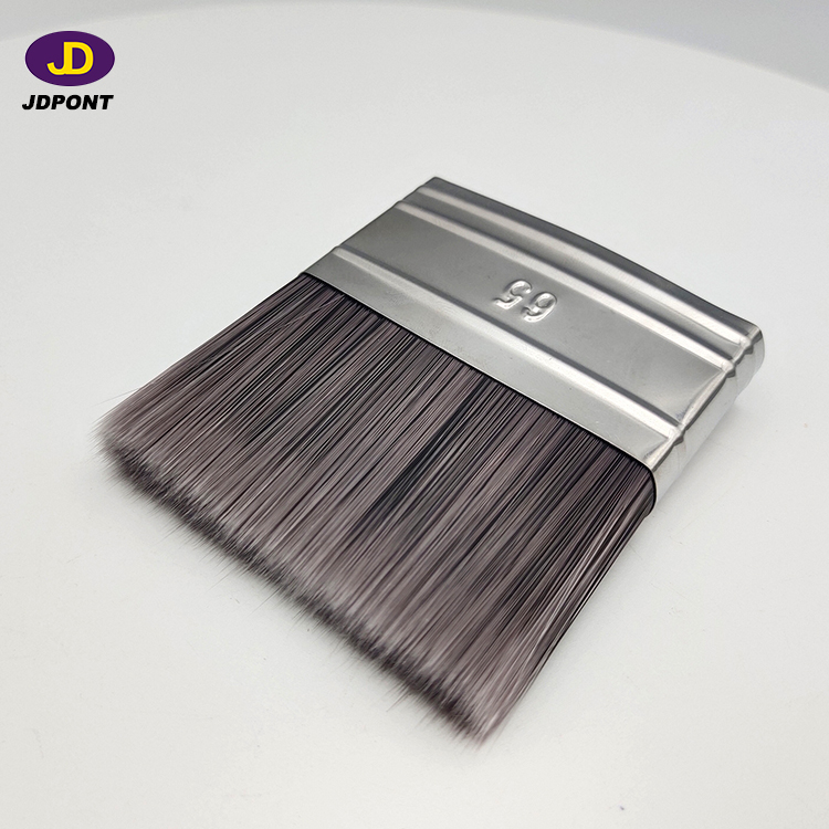 Mezcla de filamento de cepillo cónico sólido púrpura Blanco Cepillo cónico Filamento de cepillo para Pincel-JD28-S05