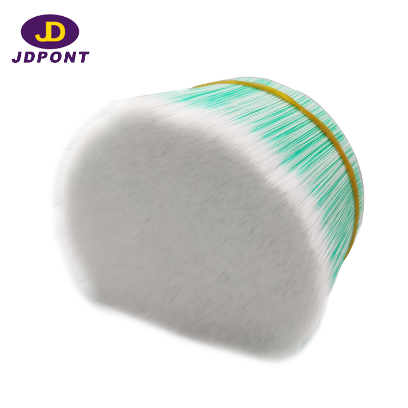 Filamento de cepillo cónico de sección transversal blanco verde ------- JDFMC300 #