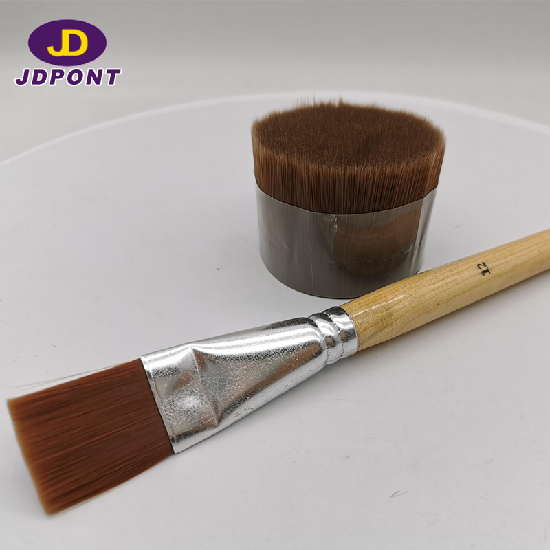 Filamento de cerdas de cepillo suave marrón para pincel de pintura de artista ---------- JDF-B