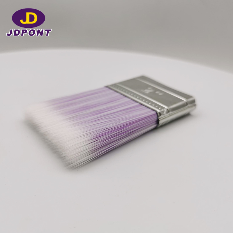 Filamento de cepillo de sección transversal blanco púrpura ------ JDFM220 #