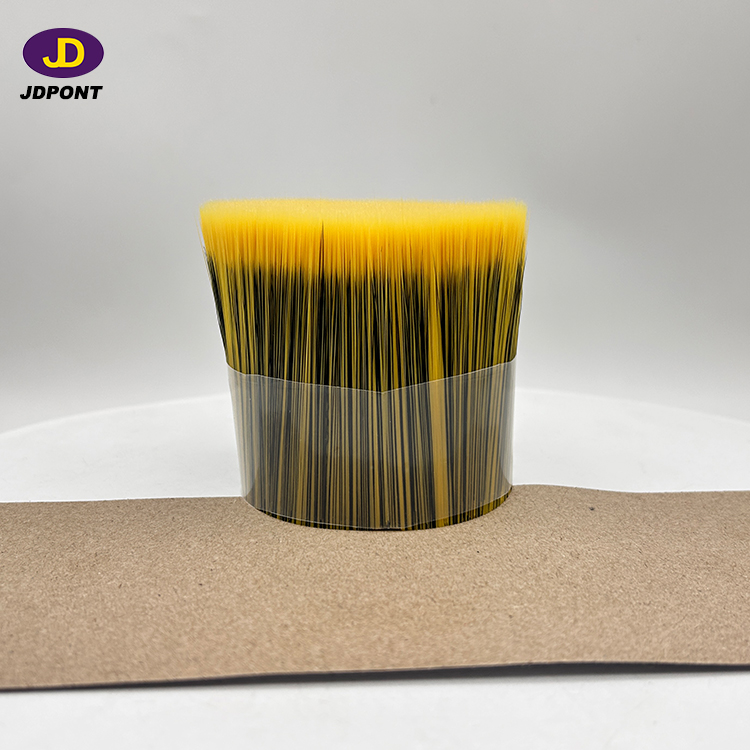 Mezcla amarilla Filamento de cepillo negro para pintura