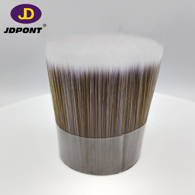 Filamento cónico físico púrpura del cepillo del café de la mezcla del filamento del cepillo para el cepillo de pintura
