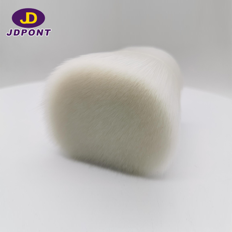 Mezcla sólida blanca como la nieve 70% Tops Filamento de cepillo cónico --------- JDFM # W